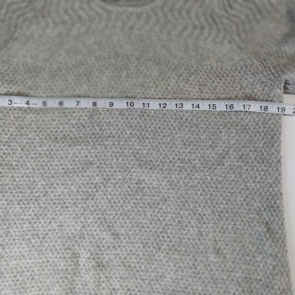 Calvin Klein Heather Gray Cowl Neck Sweater - Picture 7 of 11